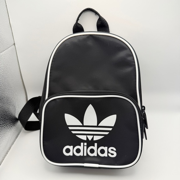 adidas Handbags - Adidas Classic Black and White Mini Backpack